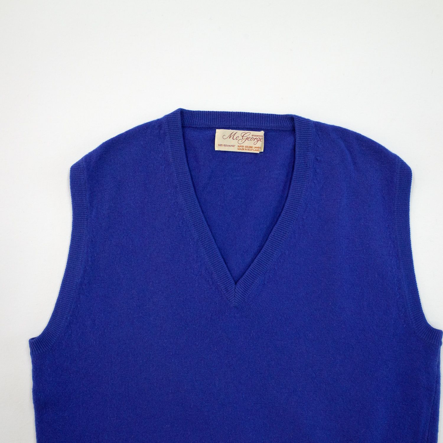 ヴィンテージマックジョージ・ジーロングスリップオーバー・ロイヤルブルー